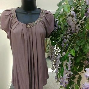 Kenar Bedazzled Knit Top